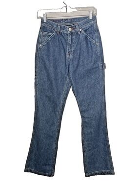 Vintage Y2K Tommy Girl Hilfiger Carpenter Blue Denim Jeans Juniors Size 1